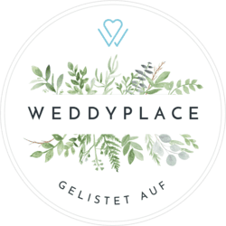 Badge Gelistet auf Weddyplace